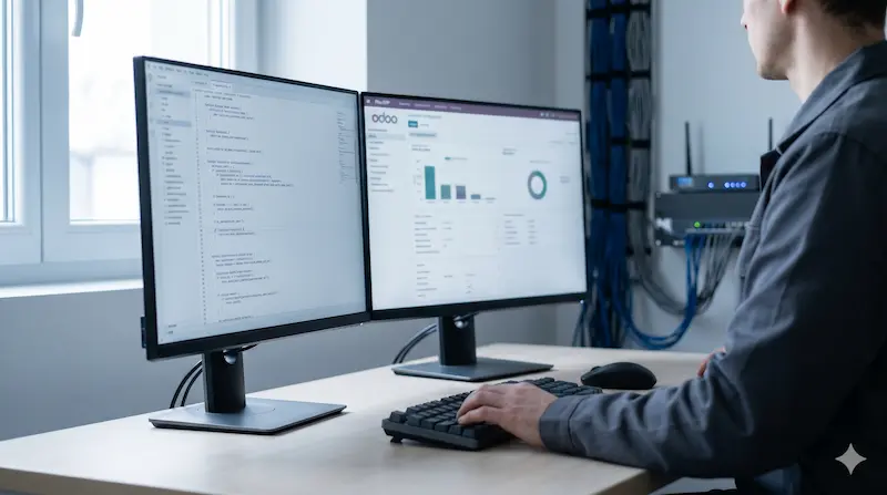 Odoo brancher IA PME Sync-Logic France intégration architecture ERP accompagnement